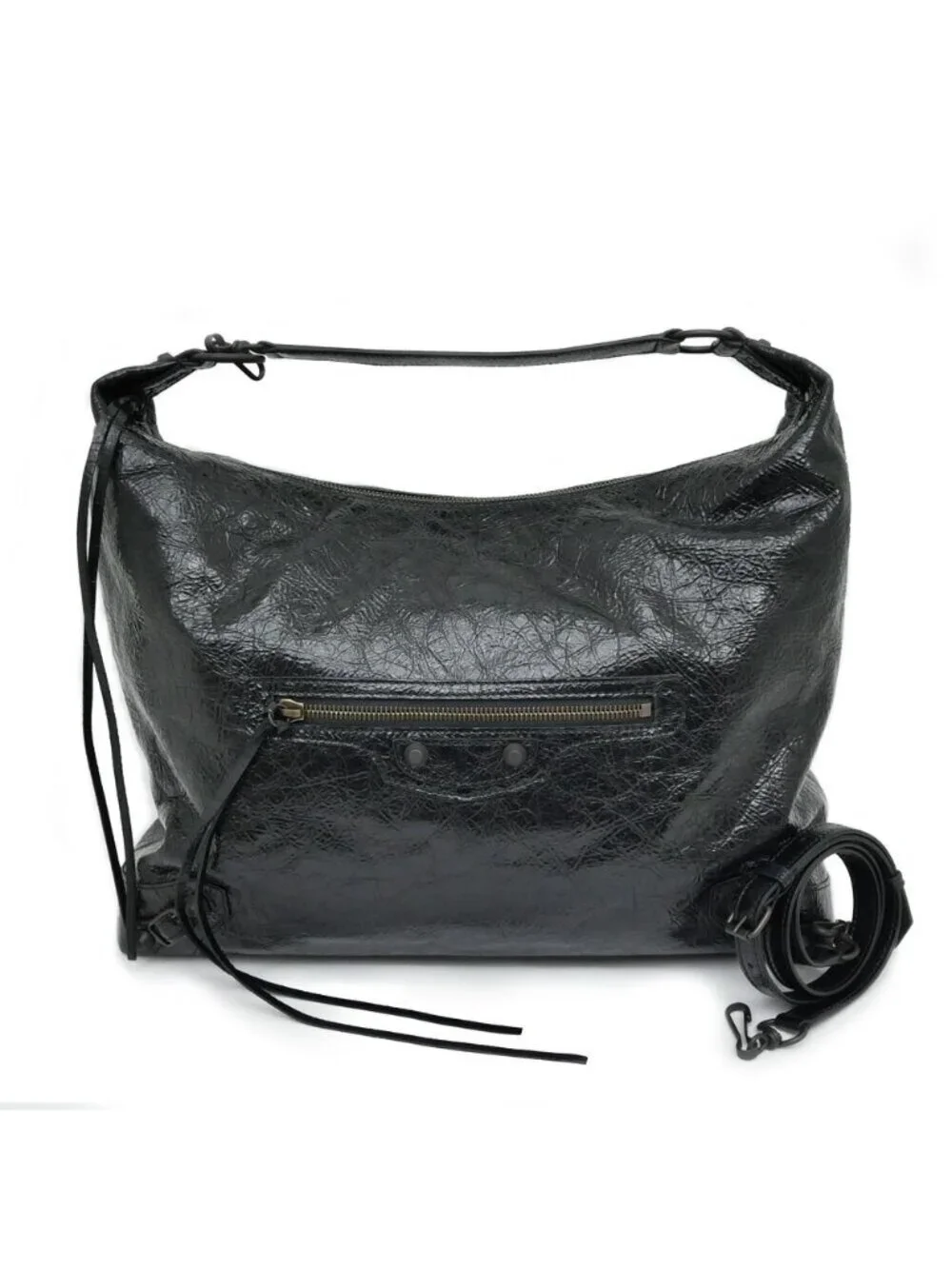 Balenciaga le City Hobo Black Shoulder 2-Way Leather